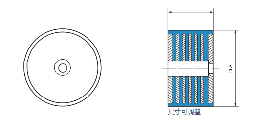 橡胶减震器- "SANDWICH" MOUNTS(图2)